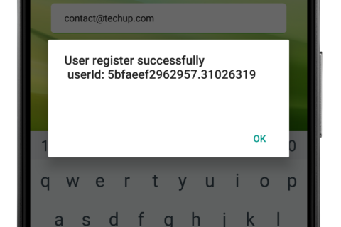 React Native – Fetch POST request registration form