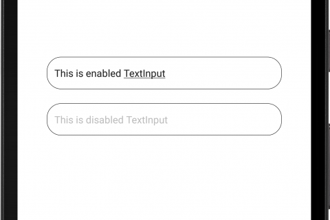 How to disable Textinput in React Native