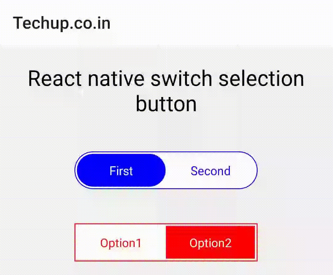 Custom toggle switch in React Native
