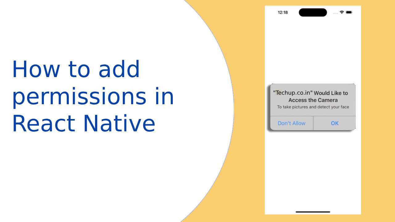 How to add permissions in React Native